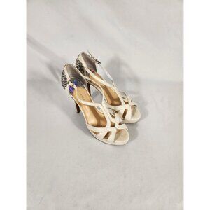 Gianni Bini Womens Platform Jeweled Heeled Wedding Prom Sandal Us: 9.5